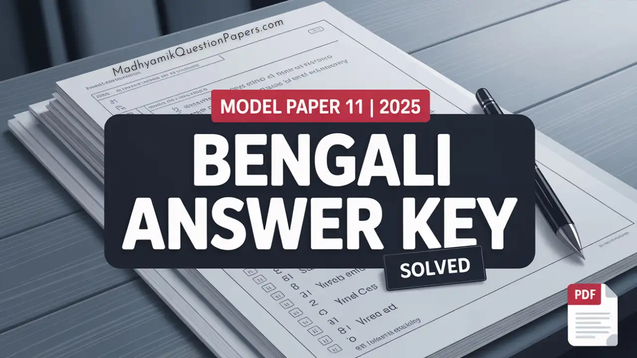 Bengali Model Question Paper 11 2025 Answer Thumbnail