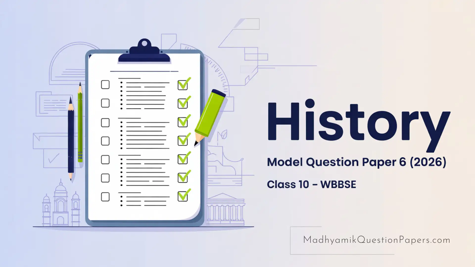 History Model Question Paper 6 2026 Answer Thumbnail