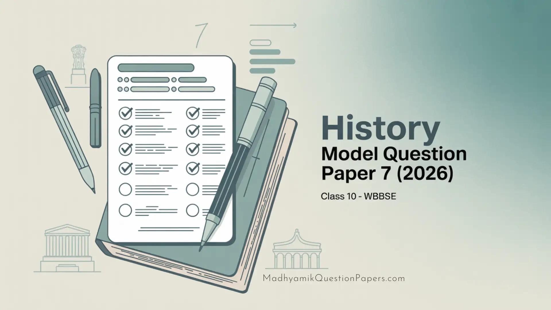 History Model Question Paper 7 2026 Answer Thumbnail