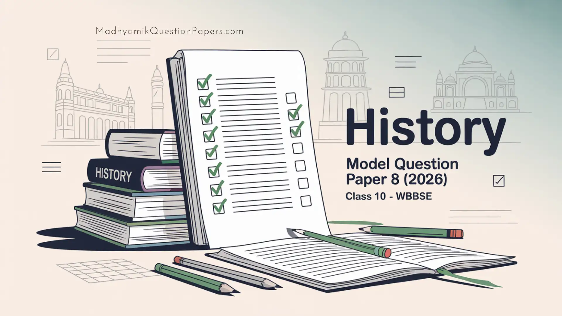 History Model Question Paper 8 2026 Answer Thumbnail