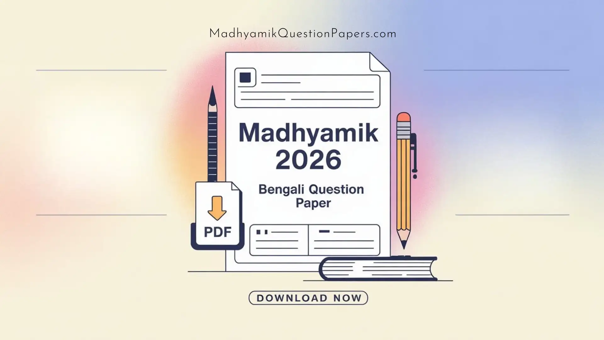 Madhyamik 2026 Bengali Question Paper PDF Download