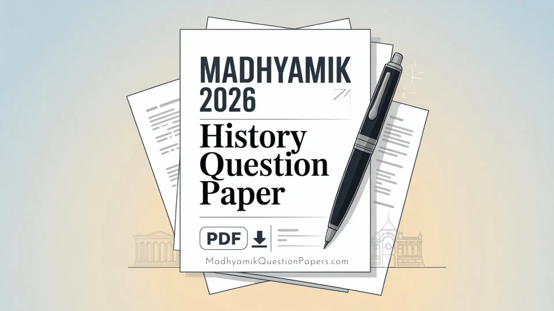 Madhyamik 2026 History Question Paper Pdf Download